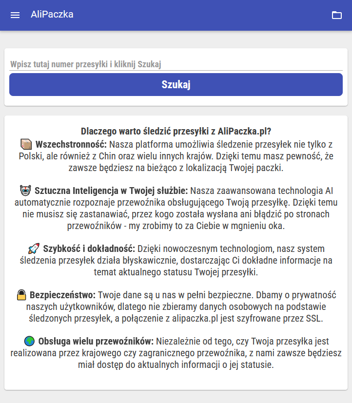 Śledzenie przesyłek na alipaczka.pl